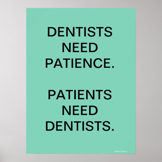 Funny Dental Sign Witty Educational Dentist Slogan 