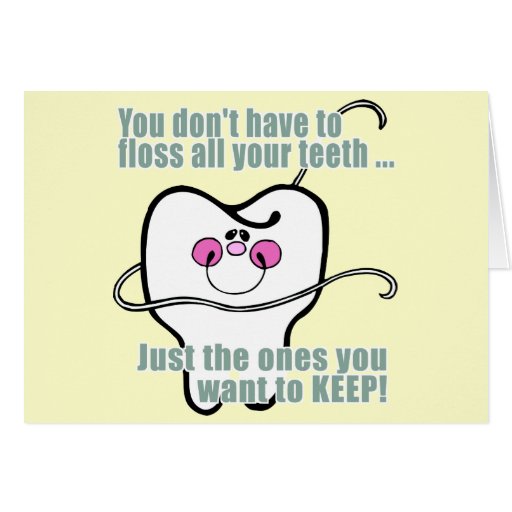 Funny Dentist and Dental Hygienist Greeting Card | Zazzle