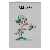 Funny dentist cartoon orthodontist personalized (Front)