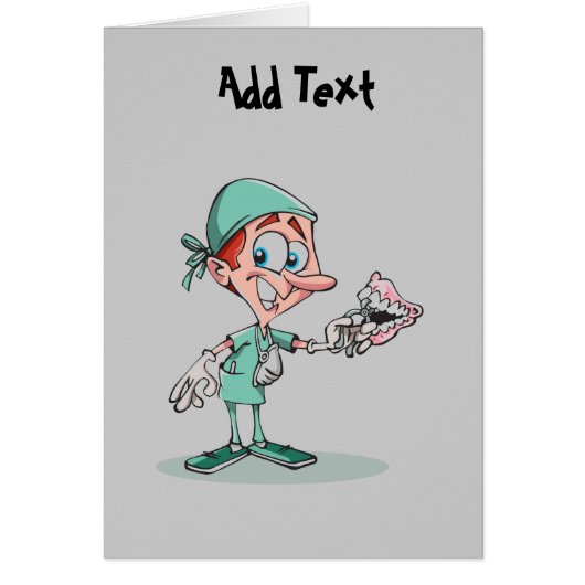 Funny dentist cartoon orthodontist personalized (Front)