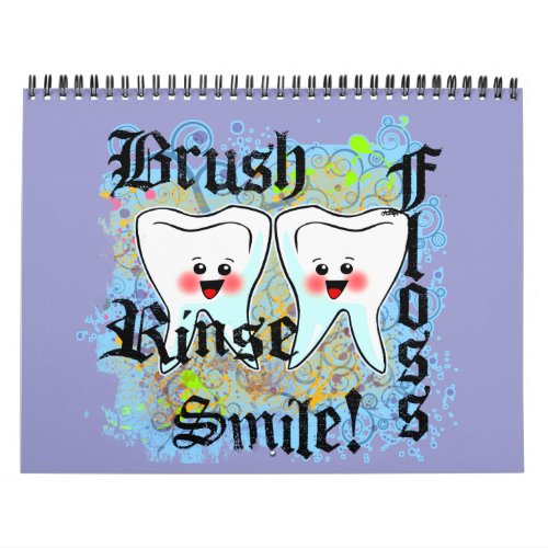 Funny Dentist Dental Hygienist Calendar