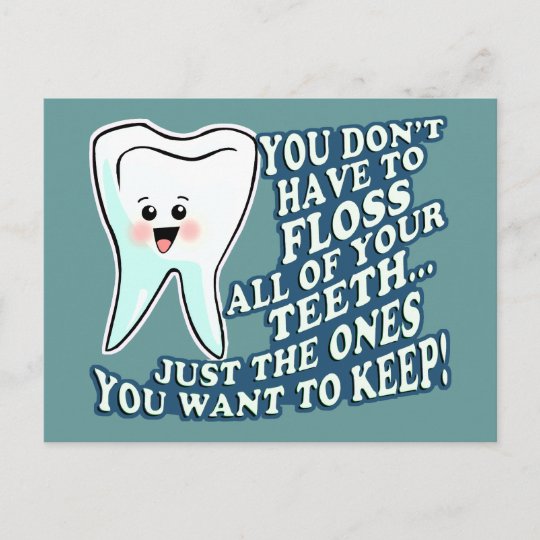 Funny Dentist Dental Hygienist Postcard | Zazzle.com