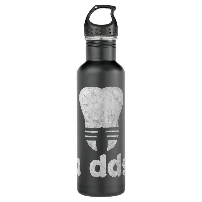 Funny Dentist Doctor Oral DDS Dental Endodontist Stainless Steel Water Bottle (Front)