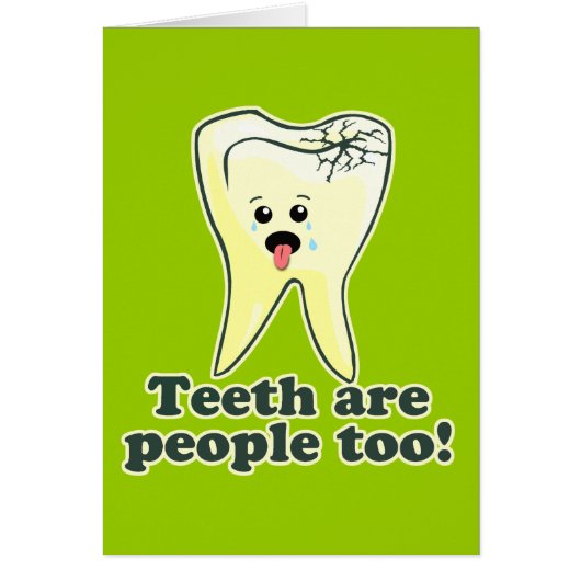 Funny Dentist Humor Cards (Front)