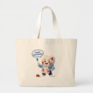 Funny Dentist Humor Chocolate Canvas Tote Bag