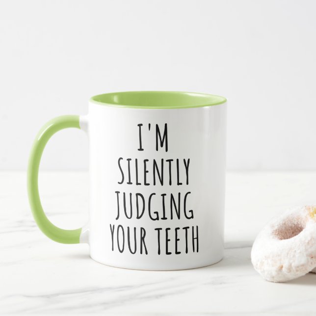 Funny Dentist  Mug (With Donut)