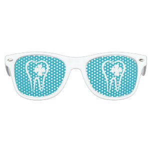 Funny Dentist Party Lucky Clover Teeth Kids Sunglasses