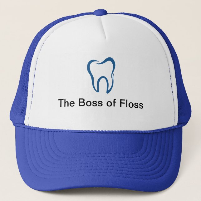 Funny Dentist Theme Trucker Hat (Front)
