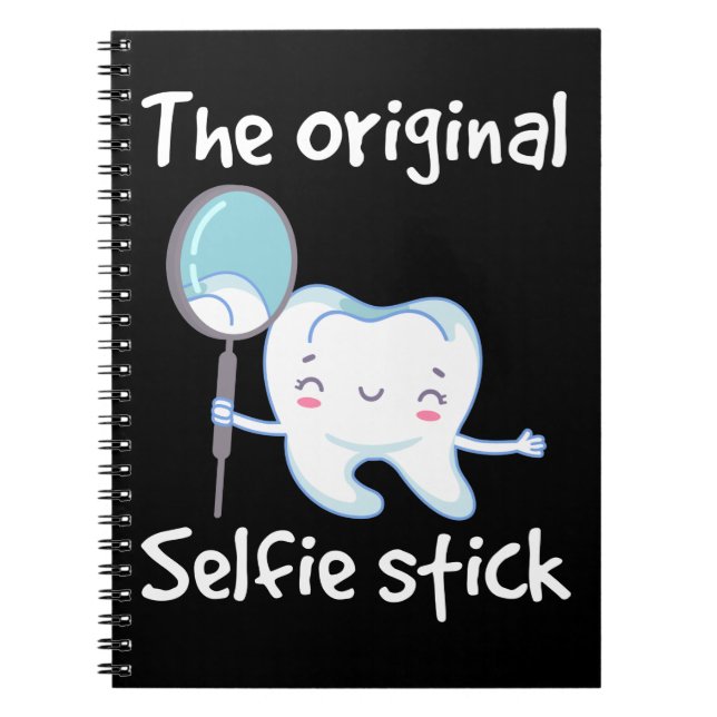 Funny Dentist Tooth Humor Dental Assistant Notebook (Front)