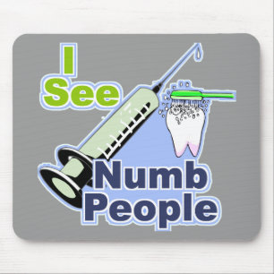 Funny Dentists and Hygienists Mouse Pad