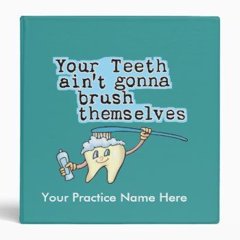 Funny Dentist's Office Appointment Book Binder by SmileEmporium at Zazzle
