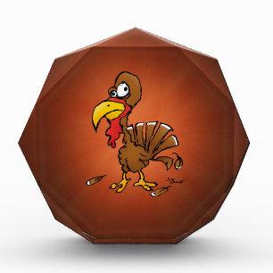 Funny Derp Turkey Cartoon Award