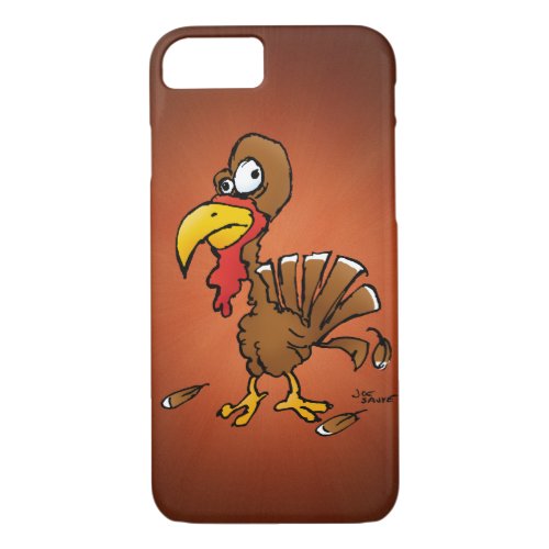 Funny Derp Turkey Cartoon iPhone 87 Case