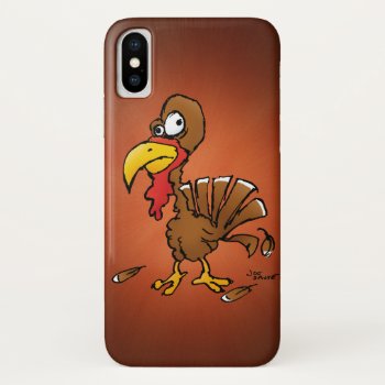 Funny Derp Turkey Cartoon Iphone 5 Case by BastardCard at Zazzle