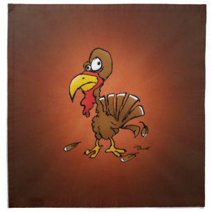 Funny Derp Turkey Napkins