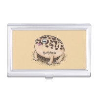 Funny desert rain frog cartoon illustration