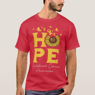 funny design Stronger Than Childhood Cancer Gold R T-Shirt