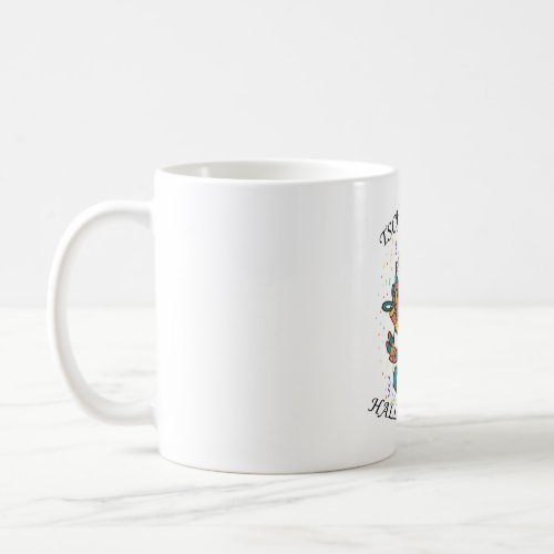 Funny design with unicorn for school enrollment  coffee mug