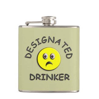 Funny Designated Drinker Flask