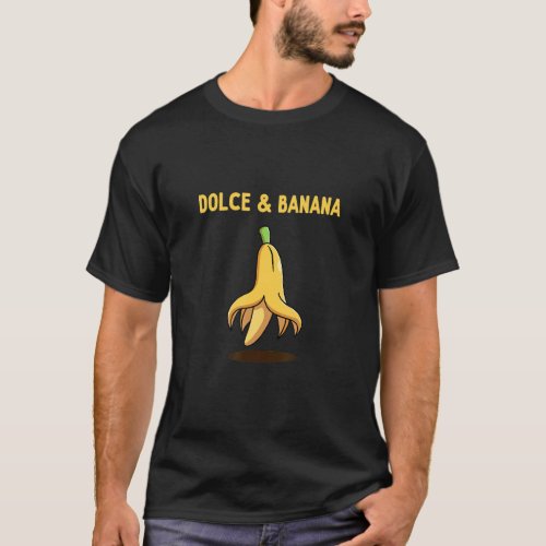 Funny Designer Dolce and banana Vegan Fruit 1 T_Shirt