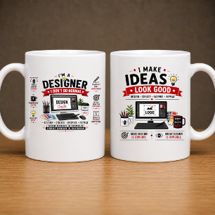 Funny Designer Mug Design   Graphic Designer Coffe