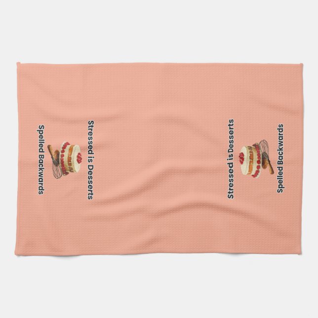 Funny Dessert Kitchen Towel (Horizontal)