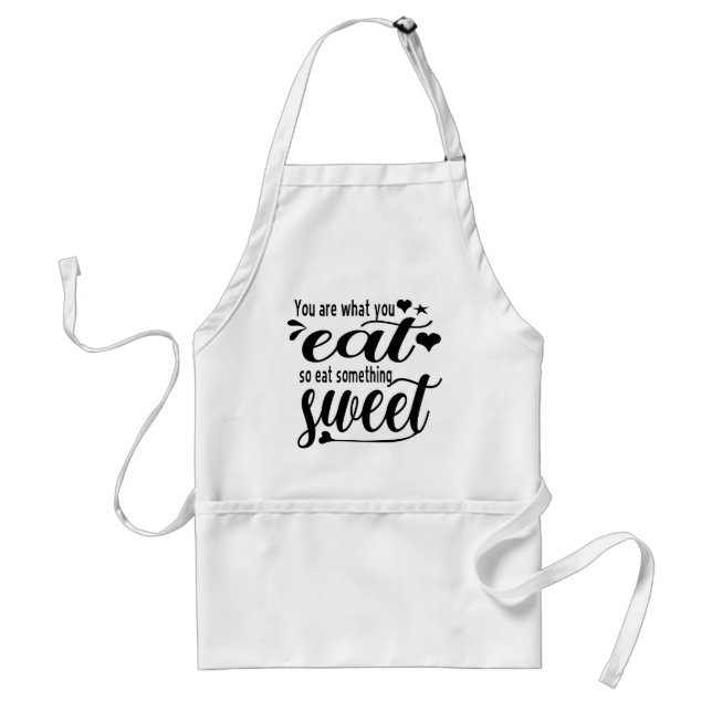 Funny Dessert Saying Adult Apron (Front)