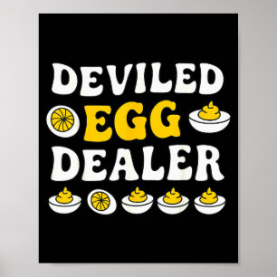 Funny Deviled Egg Er Thanksgiving  Poster