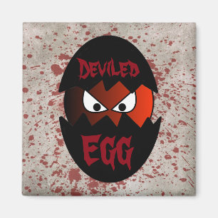 Funny Deviled Egg Magnet