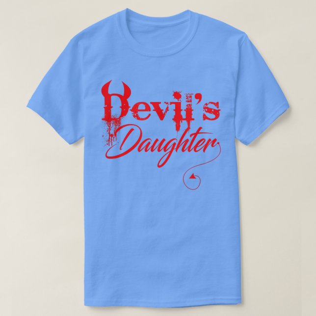 Funny Devil's DaughterHalloween Costume Horror 128 T-Shirt (Design Front)