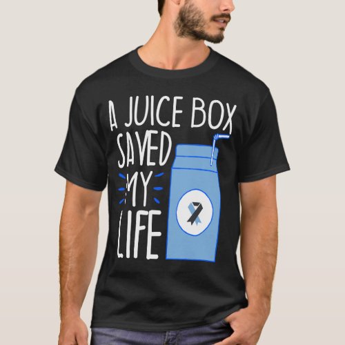 Funny Diabetes Diabetic Dead Juice Box Gift Type 1 T_Shirt