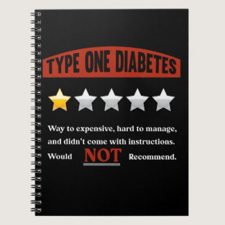 Funny Diabetes Joke Diabetic Humor Notebook