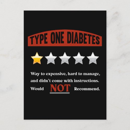 Funny Diabetes Joke Diabetic Humor Postcard