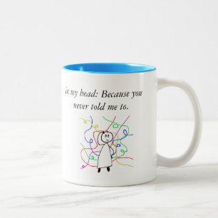 Funny dialog between boss and employee coffee mug