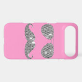 Funny Diamond Mustache With Glasses Case-Mate iPhone Case (Back (Horizontal))