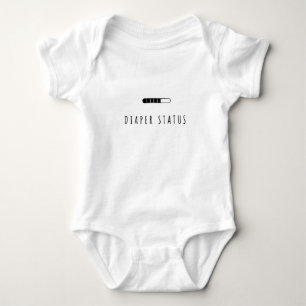 Funny Diaper Baby Bodysuit