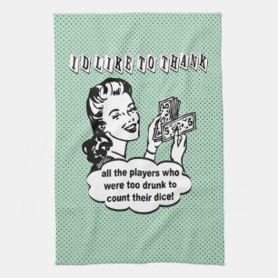 Funny Dice - I'd Like To Thank Towel