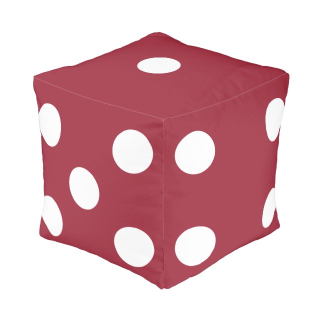 Funny Dice Theme Pouf (Angled Back)