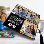 Funny Did It For The Dog Personalized Photo Graduation Cap Topper<br><div class="desc">Include your best friend in your graduation, with this " I did it so my Dog can have a better life" custom photo collage graduation cap topper. This unique dog lover graduate photo cap will be a treasured keepsake. Personalize with 3 of your favorite senior or college photos with your...</div>