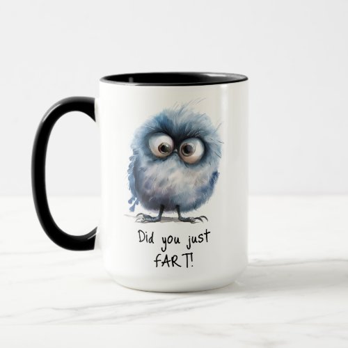 Funny Did You Just Fart Bird Coffee Mug