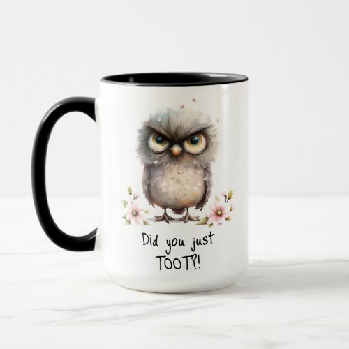 Funny Did You Just Toot Grumpy Bird Coffee Mug
