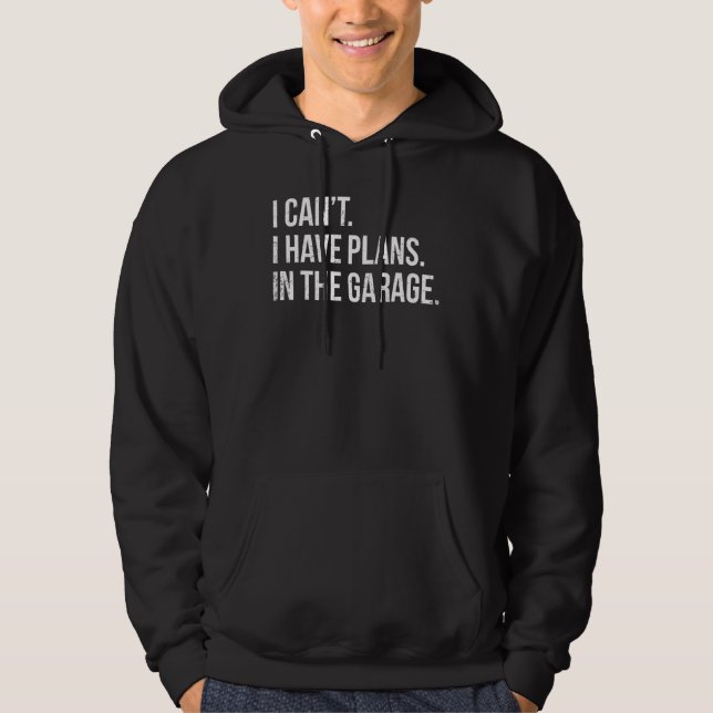 Funny Diesel Apparel Garage Mechanic Humor Men Car Hoodie (Front)