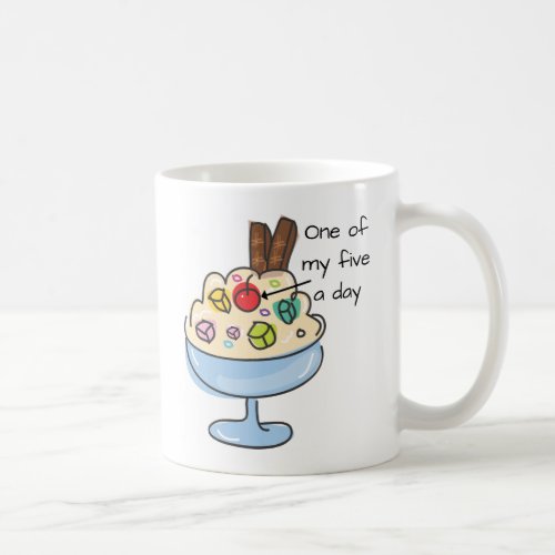 Funny Diet Quote Ice Cream Sundae Coffee Mug