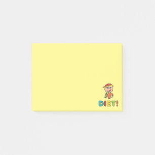 Funny Dieting Diet! Post-it Notes