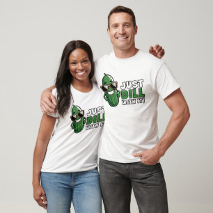 Funny dill pickle word art T-Shirt