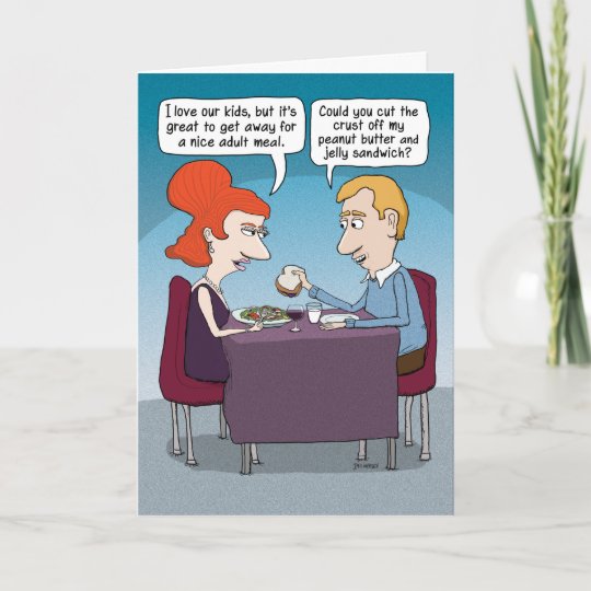 Funny Dining Out With Husband Mother s Day Card Zazzle