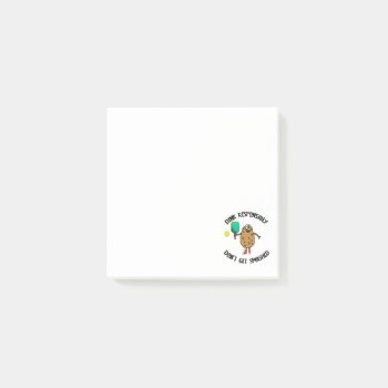 Funny Dink Responsibly Pickleball Sports Post-it Notes by pickleballfan at Zazzle