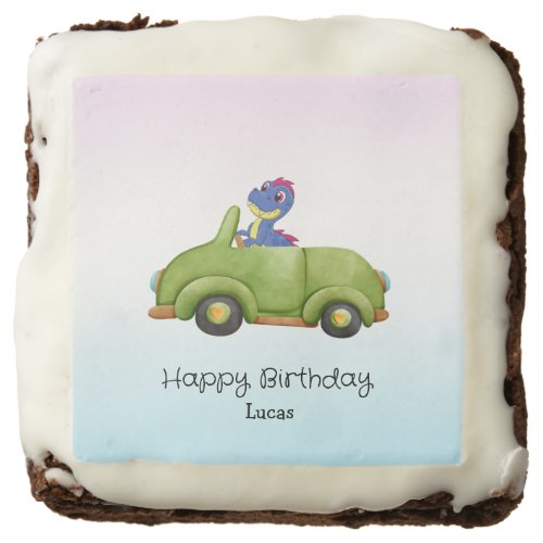 Funny dinosaur antique car B2S kids Birthday party Brownie