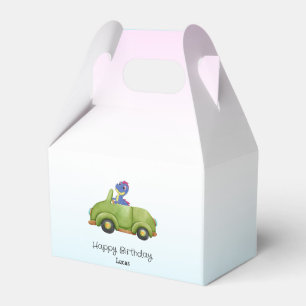 Funny dinosaur antique car B2S kids Birthday party Favor Boxes