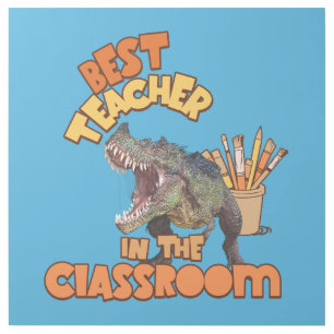 Funny Dinosaur Art Teacher Classroom Humor Design